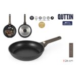 Padella Quttin LEATHER Marrone Nero Alluminio Ø 26 cm (6 Unità)