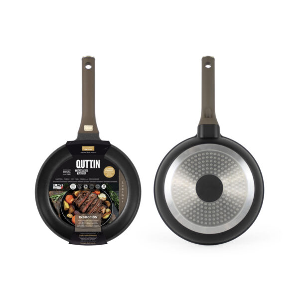Padella Quttin LEATHER Marrone Nero Alluminio Ø 28 cm (6 Unità)