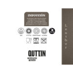 Paiolo Quttin LEATHER Marrone Nero Alluminio Ø 16 cm (6 Unità)