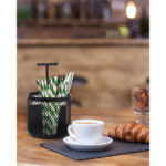 Secchio organizzatore My Bar Nero Metallo 14 x 22,5 cm (8 Unità)