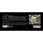 Portatovaglioli da tavola My Bar Marrone Nero Legno Ferro 20 x 5,5 x 8 cm (12 Unità)