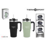 Tazza Thermos con Coperchio ThermoSport 600 ml (12 Unità)