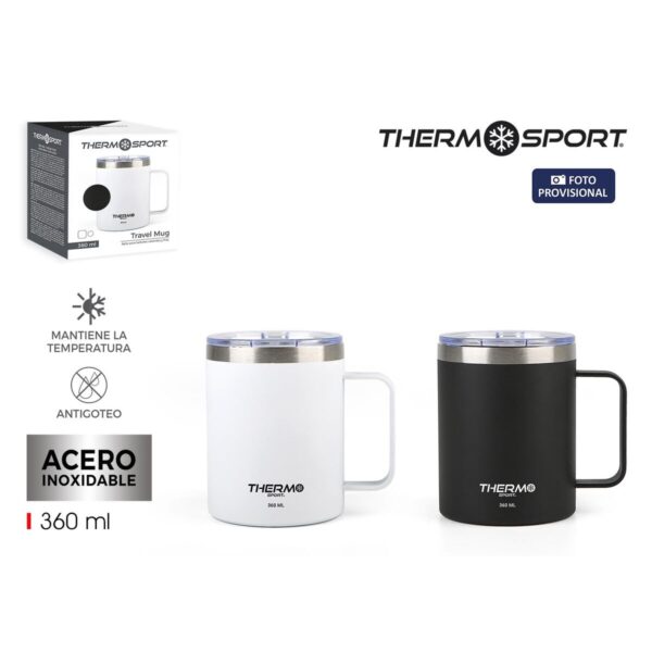 Tazza Thermos con Coperchio ThermoSport 360 ml (12 Unità)