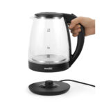 Bollitore Basic Home Nero Trasparente Vetro 1500 W 2 L (6 Unità)
