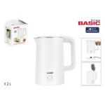 Bollitore Basic Home Bianco 1500 W 2 L (6 Unità)