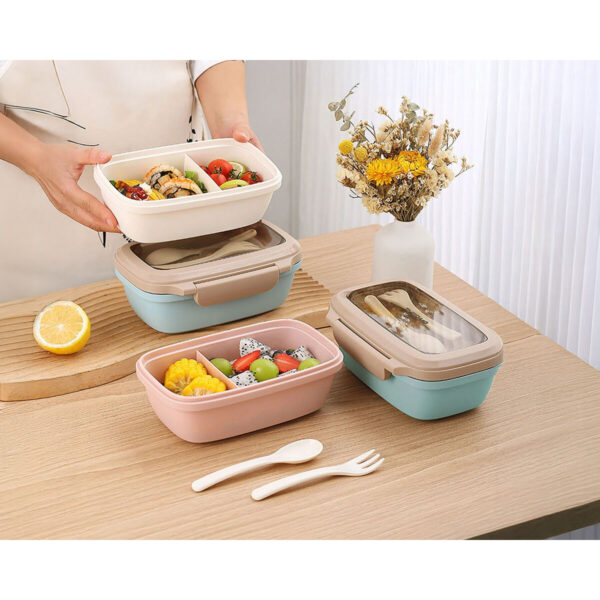 Porta pranzo ThermoSport Rettangolare 1 L (12 Unità)