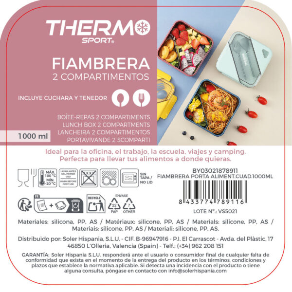 Porta pranzo ThermoSport 1 L (12 Unità)