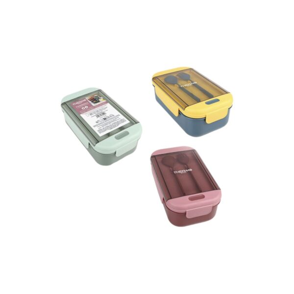 Porta pranzo ThermoSport Rettangolare 1,1 L (12 Unità)