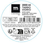 Vaso La Mediterránea Trasparente 2 L (12 Unità)