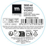 Vaso La Mediterránea Trasparente 1,5 L (12 Unità)