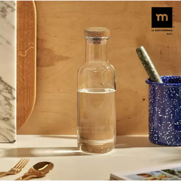 Bottiglia di Vetro La Mediterránea Trasparente Vetro 1 L (24 Unità)