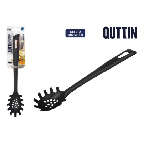 Cucchiaio per Servire la Pasta Quttin PRO Nero Nylon 33 x 6,5 x 4,5 cm (18 Unità)