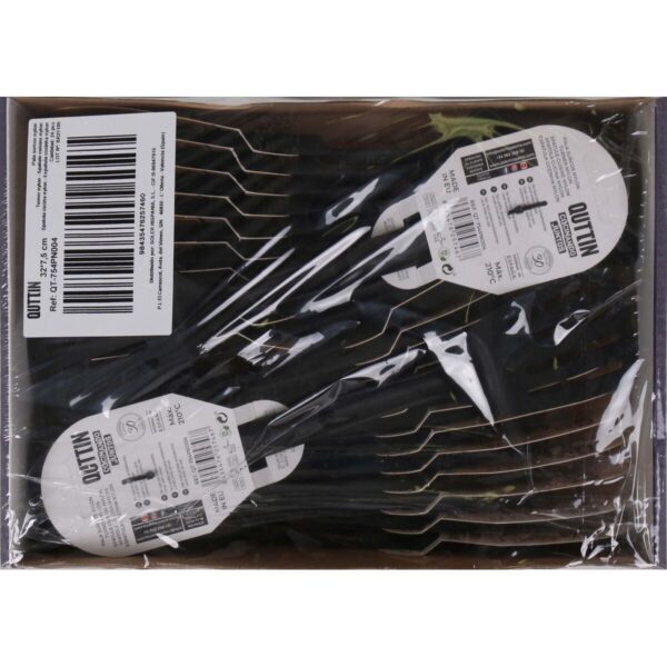 Paletta da Cucina Quttin Nylon 32 x 7,5 x 6 cm Nero (24 Unità)