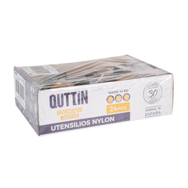 Paletta da Cucina Quttin Nylon 32 x 7,5 x 6 cm Nero (24 Unità)