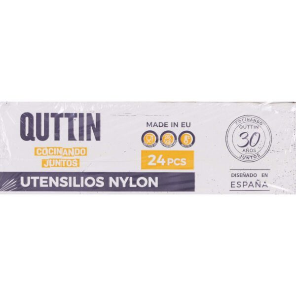 Paletta da Cucina Quttin Nylon 32 x 7,5 x 6 cm Nero (24 Unità)