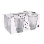 Set di Bicchieri LAV VEGA Trasparente Vetro 340 ml 4 Pezzi (12 Unità)