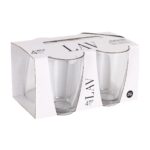 Set di Bicchieri LAV VEGA Trasparente Vetro 415 ml 4 Pezzi (12 Unità)
