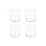 Set di Bicchieri LAV BEST Trasparente Vetro 340 ml 4 Pezzi (12 Unità)
