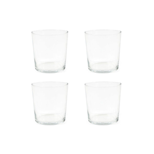 Set di Bicchieri LAV BEST Trasparente Vetro 340 ml 4 Pezzi (12 Unità)