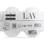 Set di Bicchieri LAV BEST Trasparente Vetro 340 ml 4 Pezzi (12 Unità)