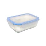 Porta pranzo Quttin Azzurro Trasparente Rettangolare 1L (6 Unità)