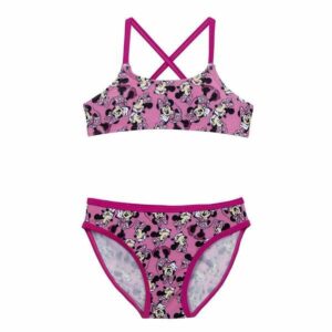 Bikini Per Bambine Minnie Mouse Rosa