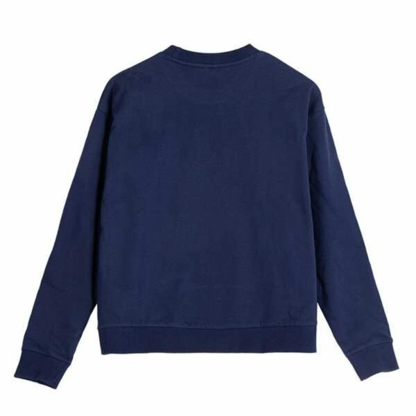 Felpa senza Cappuccio Donna Stitch Blu scuro S