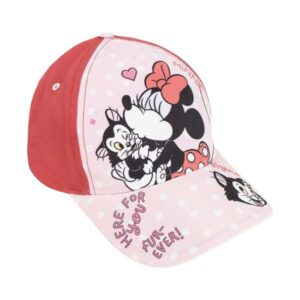 Cappellino per Bambini Minnie Mouse Rosso
