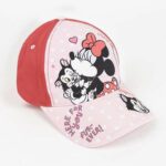 Cappellino per Bambini Minnie Mouse Rosso