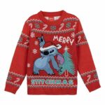 Maglia Unisex Stitch Rosso