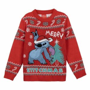 Maglia Unisex Stitch Rosso