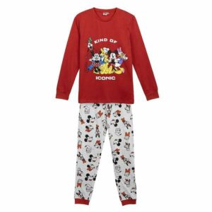 Pigiama Mickey Mouse Rosso