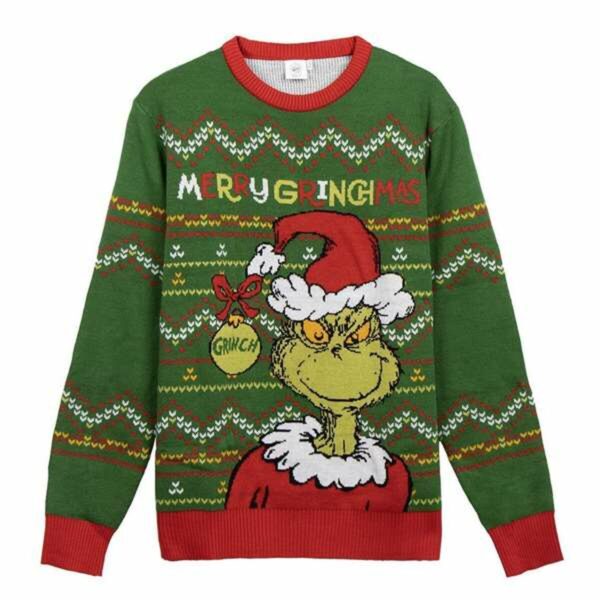 Maglia Uomo The Grinch Verde S