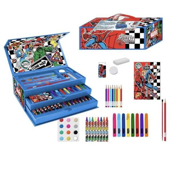 Scatola Multiattività per Colorare The Avengers Azzurro