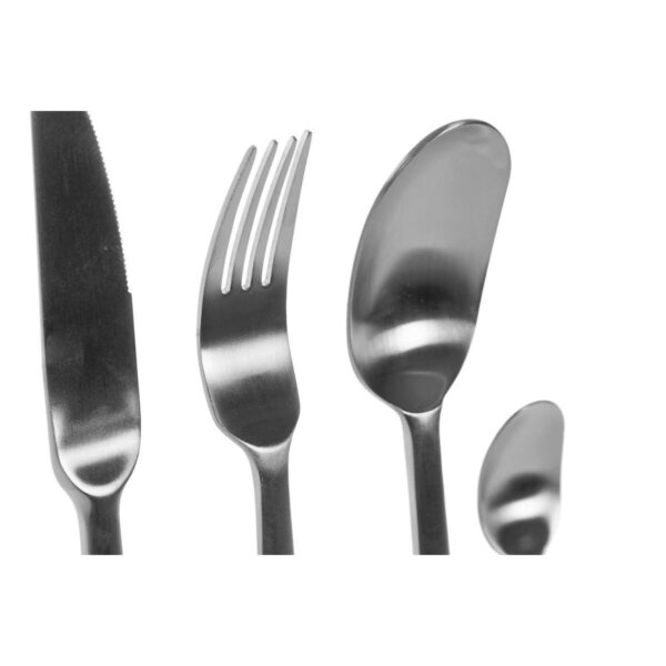 Posate DKD Home Decor Dorato Argentato Acciaio inossidabile 16 Pezzi 6 x 2 x 22,8 cm