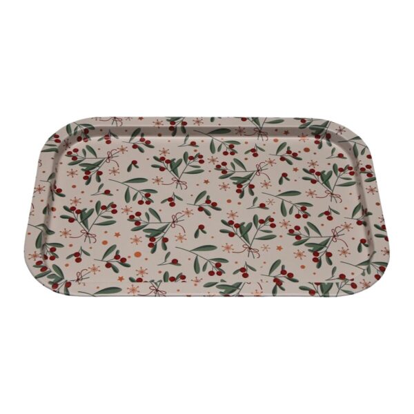 Vassoio Versa Metallo 23 X 1,5 X 34 CM Bacche