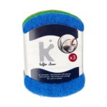 Set di spugne Multicolore Poliuretano Fibra abrasiva 7 X 10 X 2,5 cm (20 Unità)