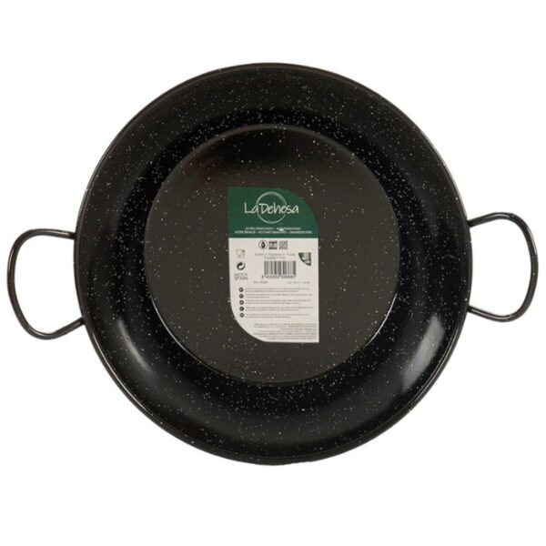 Paellera La Dehesa Nero Acciaio Smaltato Ø 32 cm 42,5 x 12 x 32,5 cm (6 Unità)