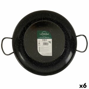 Paellera La Dehesa Nero Acciaio Smaltato Ø 32 cm 42,5 x 12 x 32,5 cm (6 Unità)