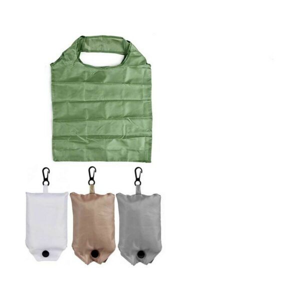 Borsa Pieghevole Kinvara Bianco Marrone Verde Grigio 42 x 40 cm 7 x 12,5 x 2 cm 7,5 x 16 x 2 cm (24 Unità)