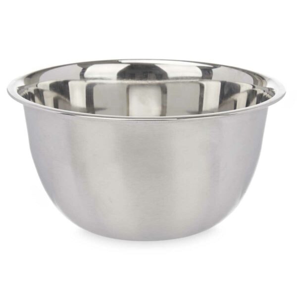 Ciotola per Mescolare Kinvara Argentato Argento Acciaio inossidabile Acciaio 3,6 L 24 x 12,5 x 24 cm (24 Unità)