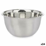 Ciotola per Mescolare Kinvara Argentato Argento Acciaio inossidabile Acciaio 3,6 L 24 x 12,5 x 24 cm (24 Unità)