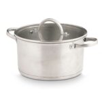 Casseruola con coperchio in vetro Kinvara Argentato 3,8 L 29 x 12 x 22 cm 29 x 16 x 22 cm Induzione (6 Unità)