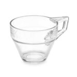 Tazza di caffè e tè Vivalto Trasparente Vetro 199 ml (6 Unità)