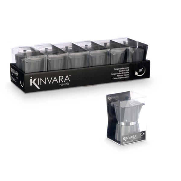 Timer da Cucina Kinvara 9 x 10,5 x 6,5 cm (12 Unità)
