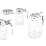 Oliera Vivalto Trasparente Vetro 280 ml 10 x 12,3 x 7 cm (12 Unità)