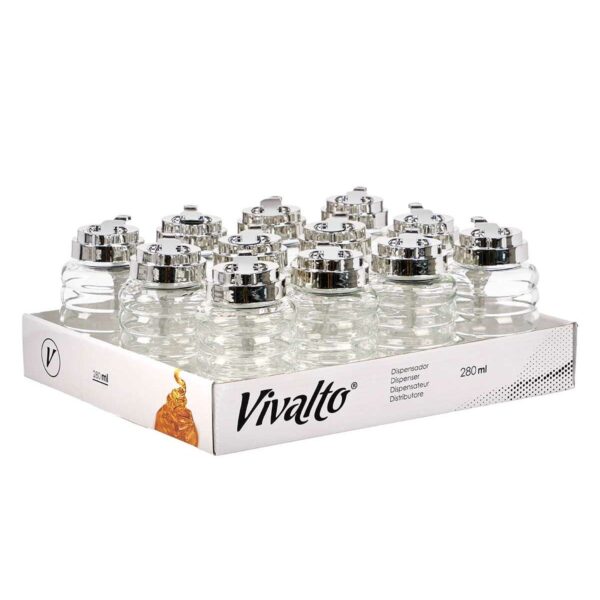 Oliera Vivalto Trasparente Vetro 280 ml 10 x 12,3 x 7 cm (12 Unità)