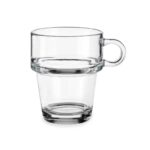 Tazza di caffè e tè Vivalto Trasparente Vetro 270 ml (6 Unità)