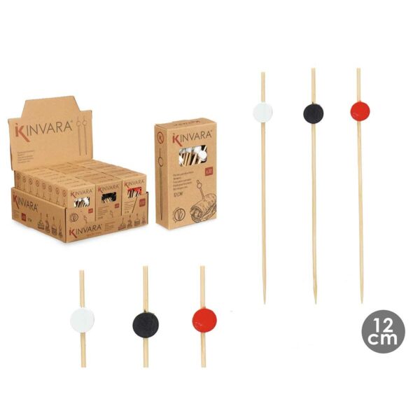 Set di Spiedini per Barbecue Kinvara Bambù (24 Unità)