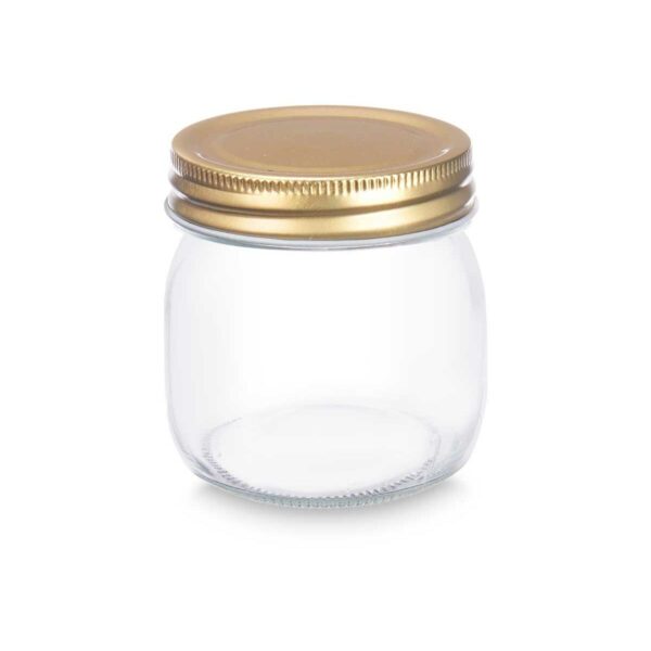 Vaso Vivalto Trasparente Dorato 180 ml (18 Unità)